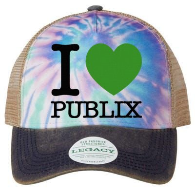 I Heart Publix Legacy Tie Dye Trucker Hat