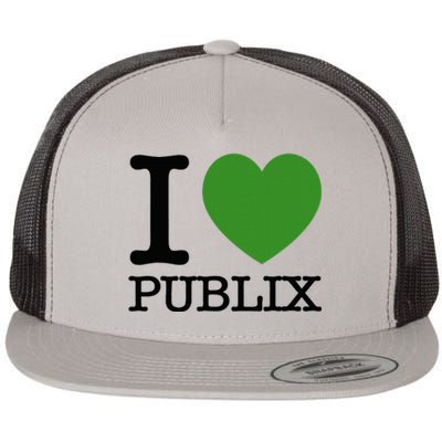 I Heart Publix Flat Bill Trucker Hat