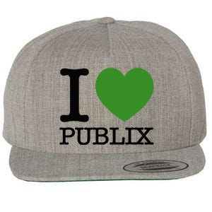 I Heart Publix Wool Snapback Cap