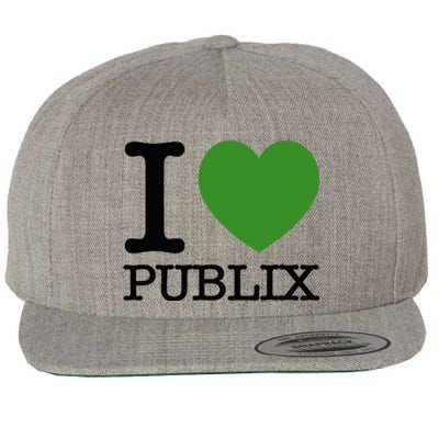 I Heart Publix Wool Snapback Cap