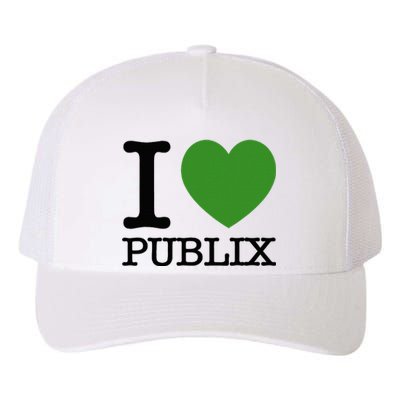 I Heart Publix Yupoong Adult 5-Panel Trucker Hat