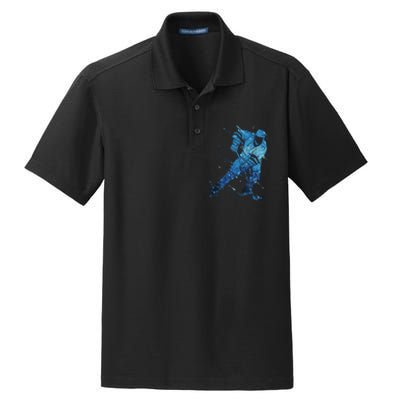 Ice Hockey Player Dry Zone Grid Polo