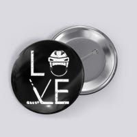 Ice Hockey Player Goalkeeper Ice Hockey Goalie Button