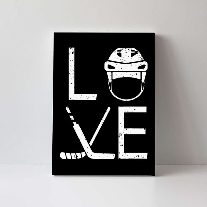 Ice Hockey Player Goalkeeper Ice Hockey Goalie Canvas