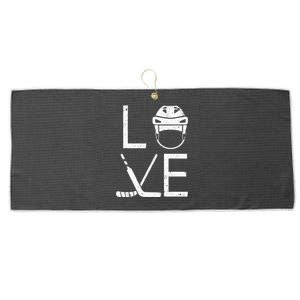 Ice Hockey Player Goalkeeper Ice Hockey Goalie Large Microfiber Waffle Golf Towel