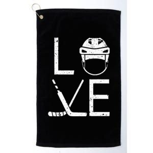 Ice Hockey Player Goalkeeper Ice Hockey Goalie Platinum Collection Golf Towel