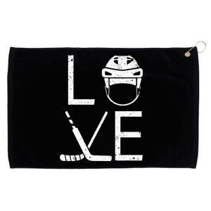 Ice Hockey Player Goalkeeper Ice Hockey Goalie Grommeted Golf Towel