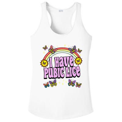 I Have Pubic Lice Ladies PosiCharge Competitor Racerback Tank