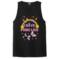 I Have Pubic Lice Funny Retro Offensive Inappropriate Meme PosiCharge Competitor Tank