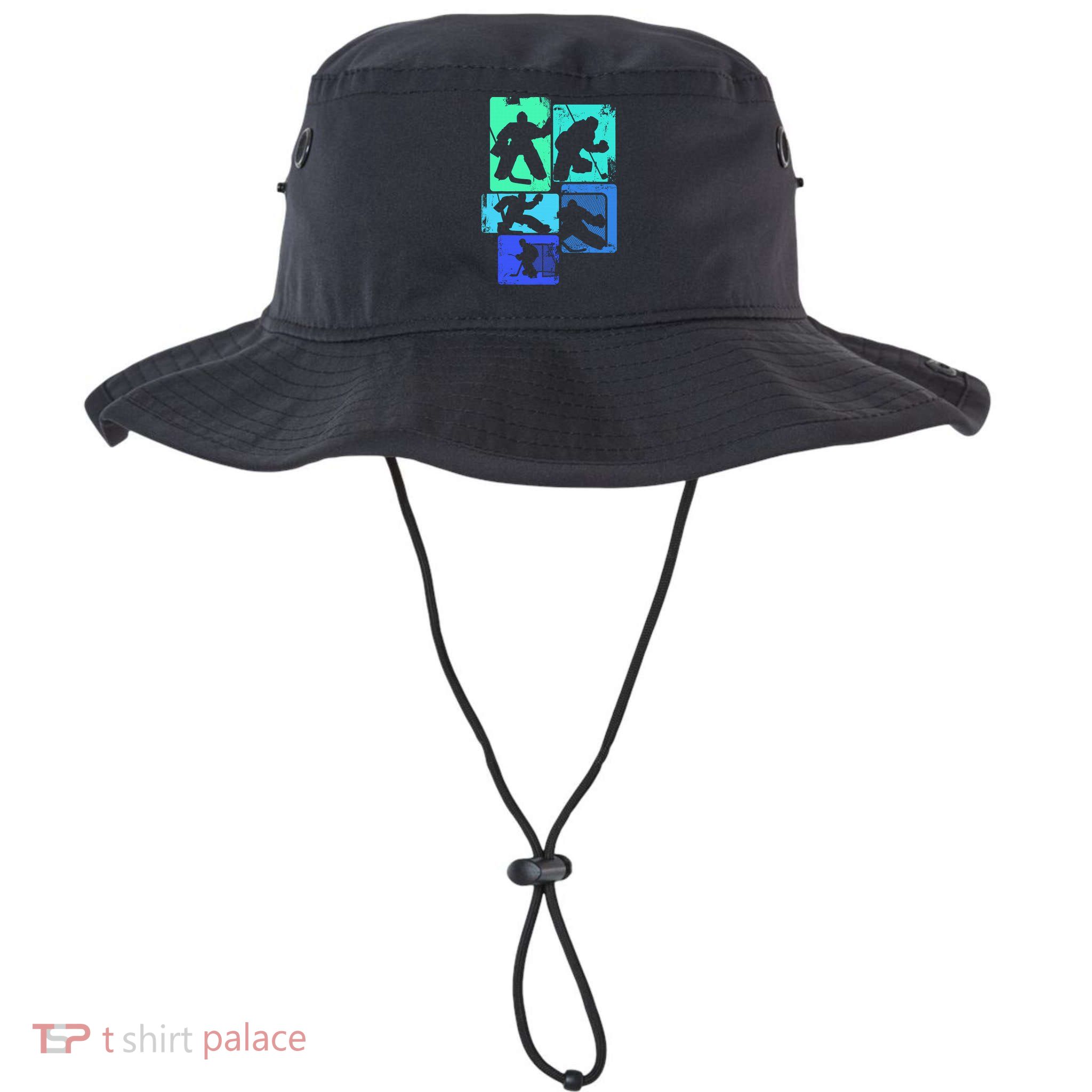 Ice Hockey Player Goalkeeper Ice Hockey Goalie Gift Bucket Hat