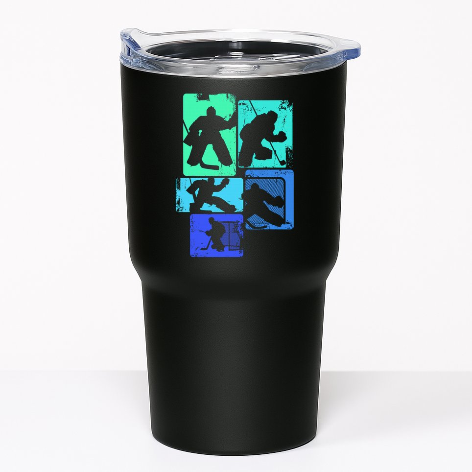 Ice Hockey Player Goalkeeper Ice Hockey Goalie Gift Tumbler