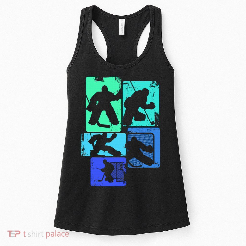 Ice Hockey Player Goalkeeper Ice Hockey Goalie Gift Womens Tank Top
