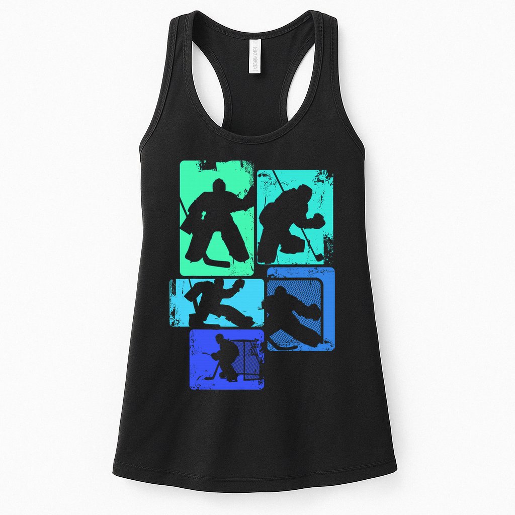 Ice Hockey Player Goalkeeper Ice Hockey Goalie Gift Womens Tank Top