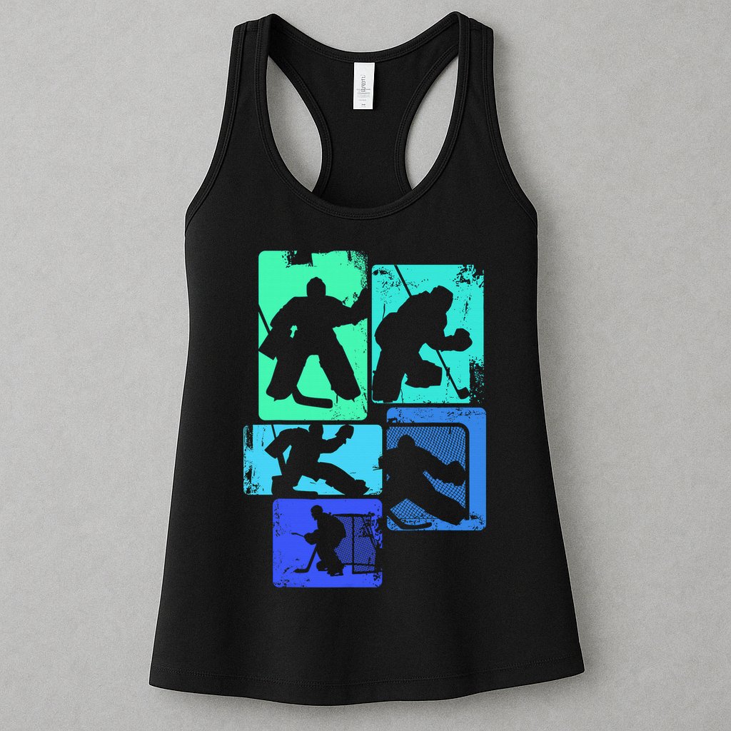 Ice Hockey Player Goalkeeper Ice Hockey Goalie Gift Womens Tank Top