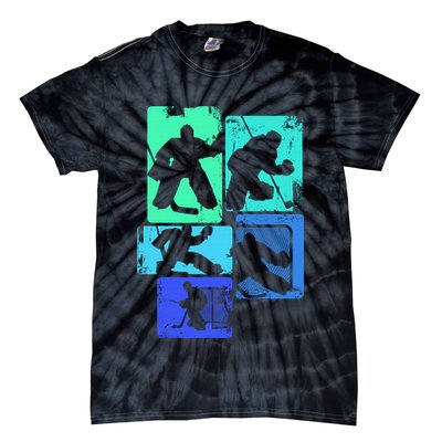 Ice Hockey Player Goalkeeper Ice Hockey Goalie Gift Tie-Dye T-Shirt