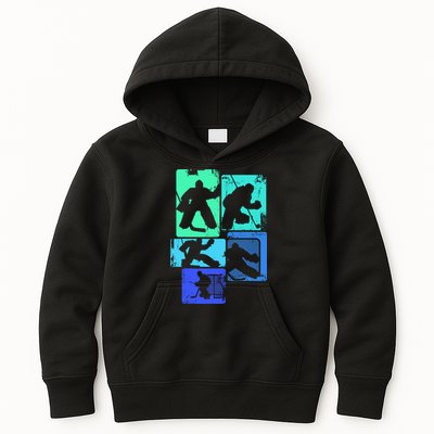 Ice Hockey Player Goalkeeper Ice Hockey Goalie Gift Kids Hoodie