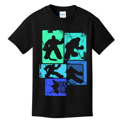 Ice Hockey Player Goalkeeper Ice Hockey Goalie Gift Kids T-Shirt