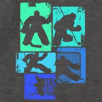 Ice Hockey Player Goalkeeper Ice Hockey Goalie Gift Vector Backpack