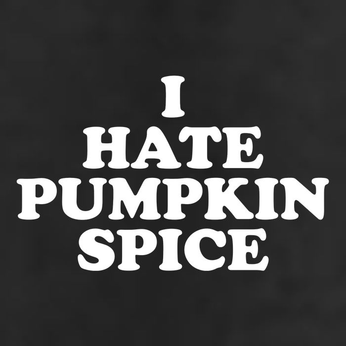 I Hate Pumpkin Spice Funny 7 Panel Mesh Trucker Snapback Hat