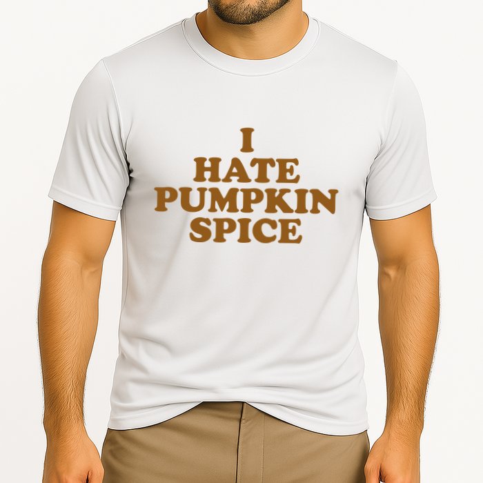I Hate Pumpkin Spice Funny Cooling Performance Crew T-Shirt