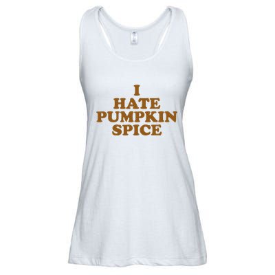 I Hate Pumpkin Spice Funny Ladies Essential Flowy Tank