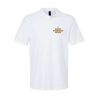 I Hate Pumpkin Spice Funny Polo