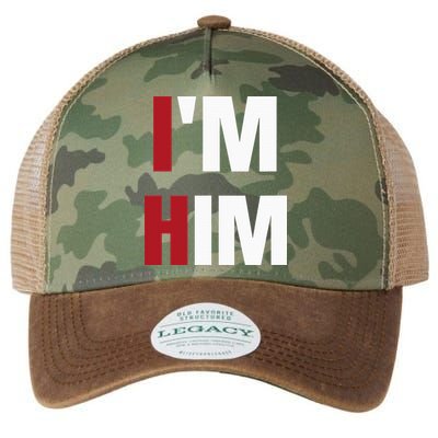 IM Him Prayed For A Man Like Him Christian Legacy Tie Dye Trucker Hat