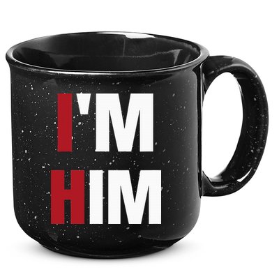 IM Him Prayed For A Man Like Him Christian 15oz Campfire Ceramic Mug