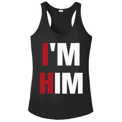 IM Him Prayed For A Man Like Him Christian Ladies PosiCharge Competitor Racerback Tank