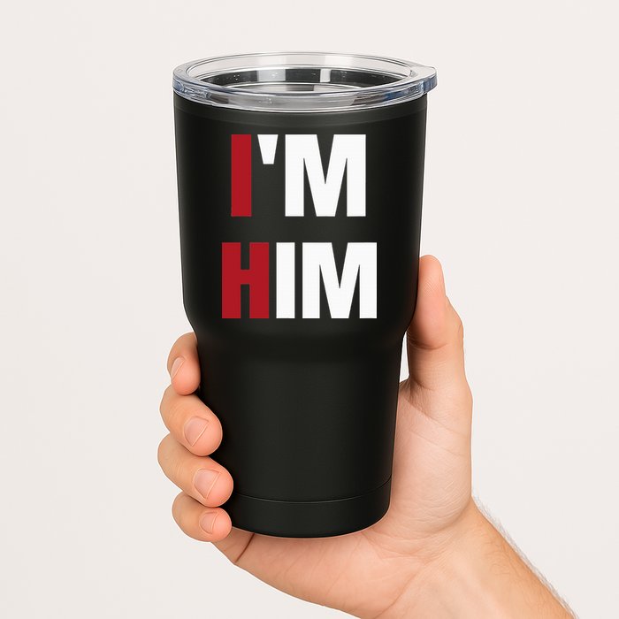IM Him Prayed For A Man Like Him Christian Tumbler