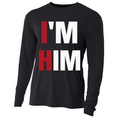IM Him Prayed For A Man Like Him Christian Cooling Performance Long Sleeve Crew