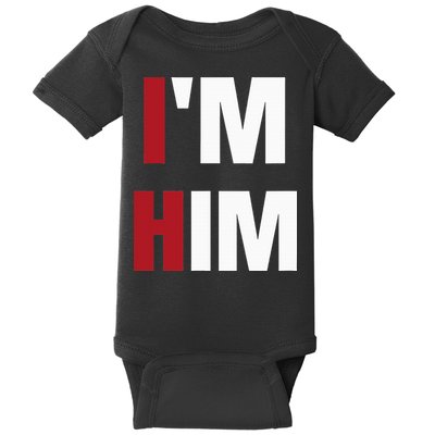 IM Him Prayed For A Man Like Him Christian Baby Bodysuit