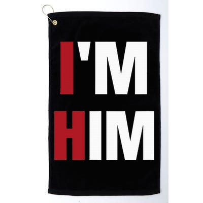 IM Him Prayed For A Man Like Him Christian Golf Towel