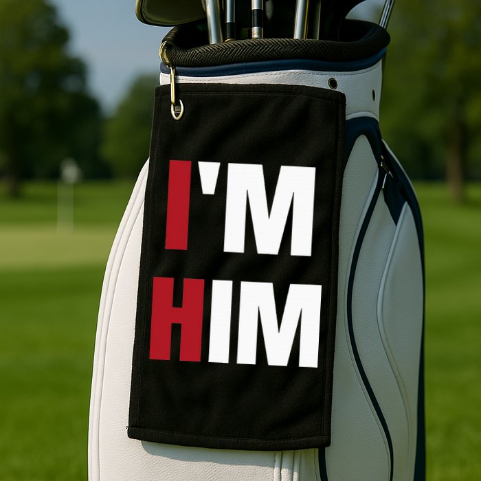 IM Him Prayed For A Man Like Him Christian Golf Towel