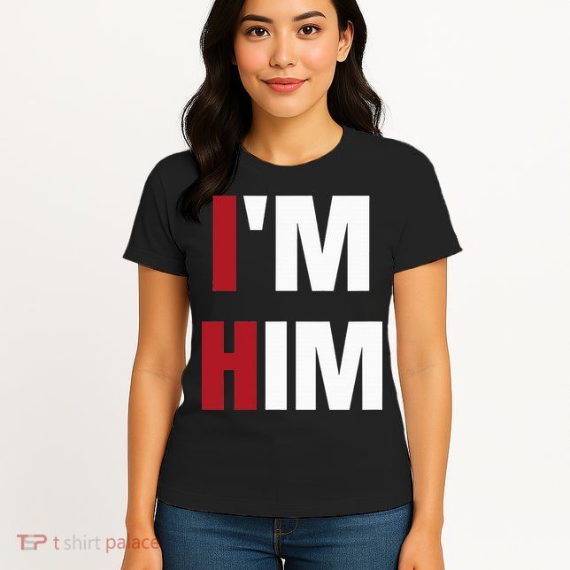 IM Him Prayed For A Man Like Him Christian Womens T-Shirt
