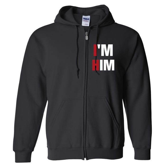 IM Him Prayed For A Man Like Him Christian Full Zip Hoodie