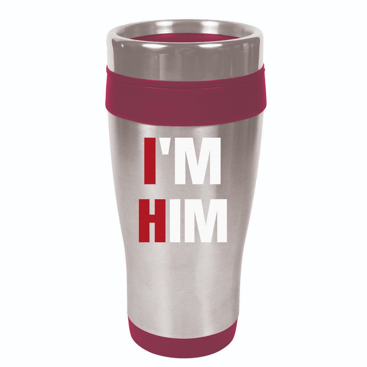 IM Him Prayed For A Man Like Him Christian 16oz Travel Tumbler