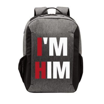 IM Him Prayed For A Man Like Him Christian Vector Backpack