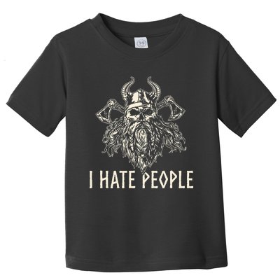 I Hate People Norse Mythology Viking Toddler T-Shirt