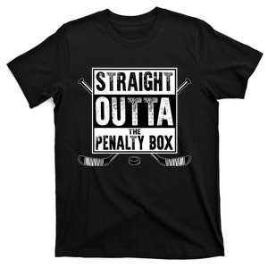 Ice Hockey Player Gift Straight Outta The Penalty Box T-Shirt