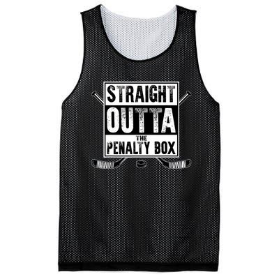 Ice Hockey Player Gift Straight Outta The Penalty Box Mesh Reversible Basketball Jersey Tank