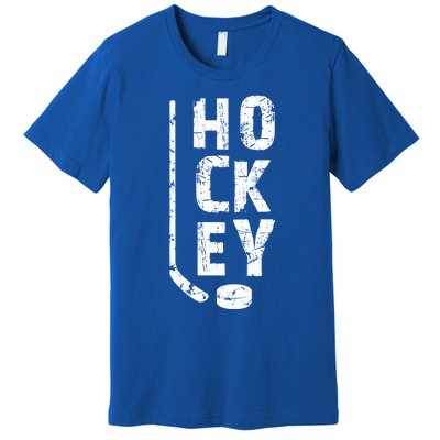 Ice Hockey Player Meaningful Gift Premium T-Shirt