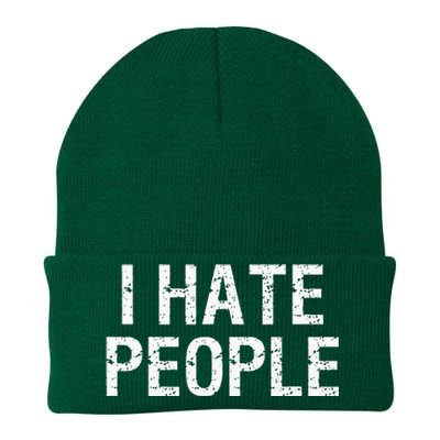 I HATE PEOPLE Knit Cap Winter Beanie