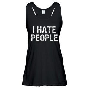 I HATE PEOPLE Ladies Essential Flowy Tank