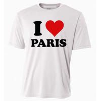 I Heart Paris First Name I Love Personalized Stuff Cooling Performance Crew T-Shirt