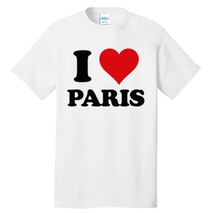 I Heart Paris First Name I Love Personalized Stuff Tall T-Shirt