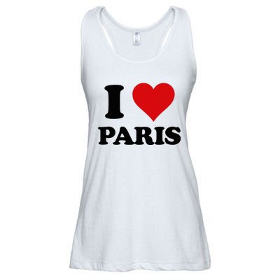 I Heart Paris First Name I Love Personalized Stuff Ladies Essential Flowy Tank