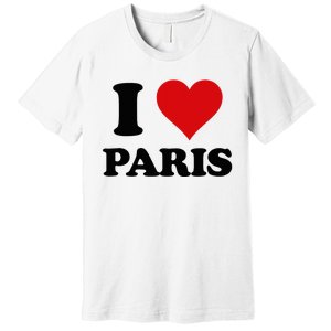 I Heart Paris First Name I Love Personalized Stuff Premium T-Shirt