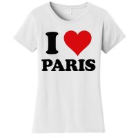 I Heart Paris First Name I Love Personalized Stuff Women's T-Shirt