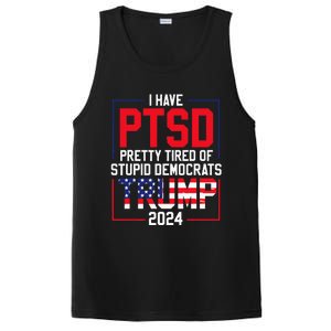 I Have Ptsd Pretty Tired Of Stupid Democrats Trump 2024 PosiCharge Competitor Tank